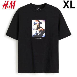 H&M - 新品 H&M × 2PAC コラボ Tシャツ 半袖 HIPHOP XL.