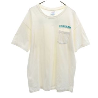 Hanes - ヘインズ 90s USA製 オールド 半袖 Tシャツ XL ホワイト Hanes BEEFY メンズ