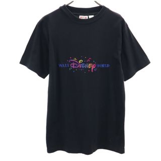 ミッキー ディズニー 半袖 Tシャツ M ブラック MICKEY.INC Disney メンズ(Tシャツ/カットソー(半袖/袖なし))