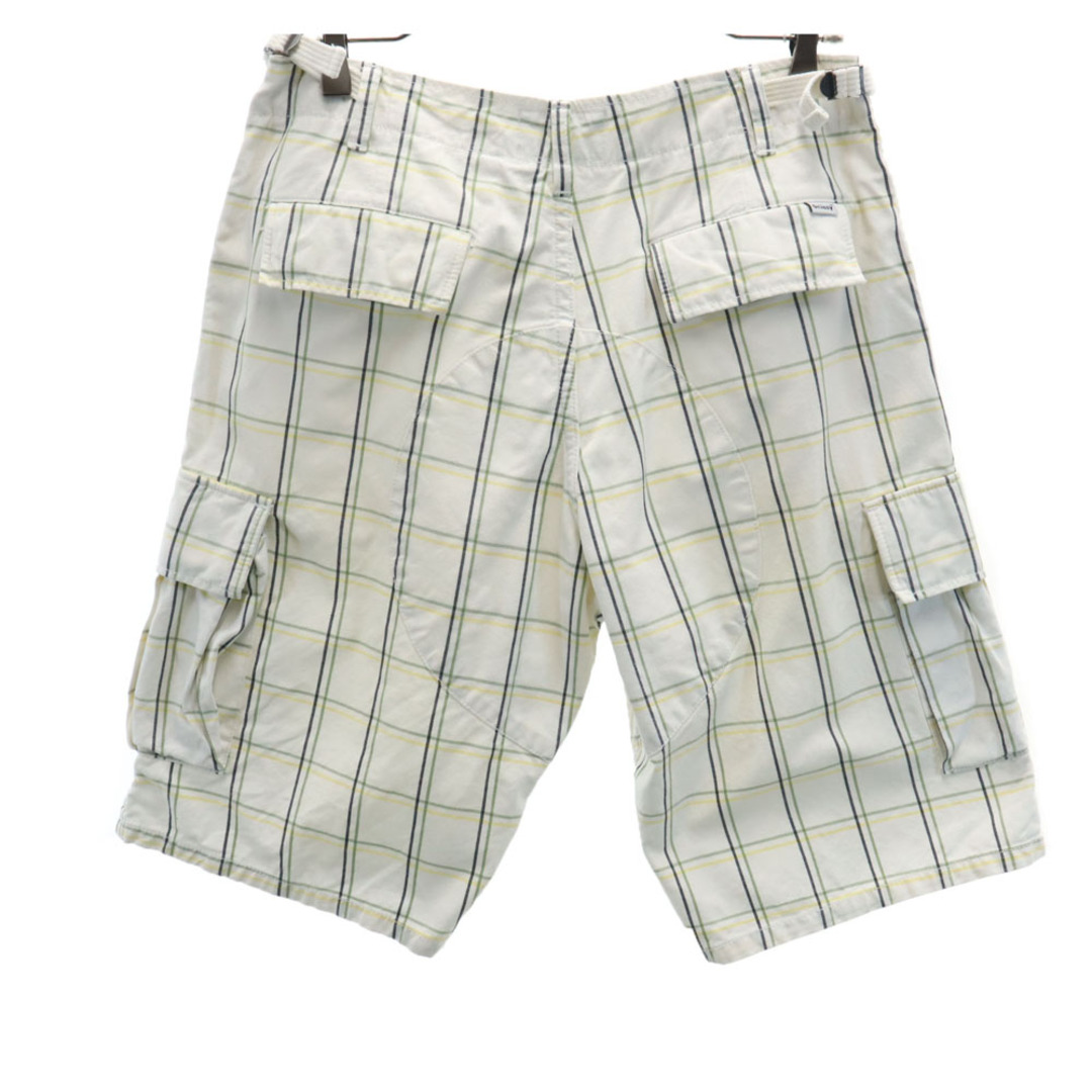STUSSY - ステューシー チェック柄 カーゴショートパンツ W30 STUSSY - ステューシー チェック柄 カーゴショートパンツ W30