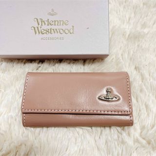 ヴィヴィアンウエストウッド(Vivienne Westwood)の未使用　ヴィヴィアンウエストウッド　キーケース　4連　レザー　本革　証明書付(キーケース)