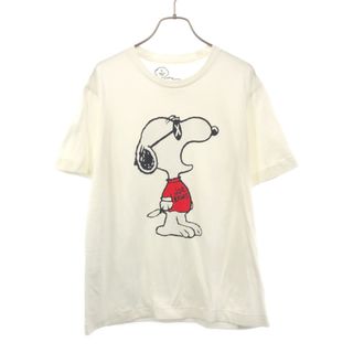 ユニクロユーティ KAWS×PEANUTS プリント 半袖 スヌーピー Tシャツ M ホワイト UNIQLO UT メンズ(Tシャツ/カットソー(半袖/袖なし))