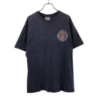 JERZEES - ジャージーズ プリント 半袖 Tシャツ ネイビー系 JERZEES メンズ