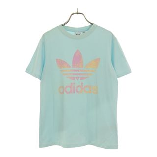 アディダス(adidas)のアディダス トレフォイルロゴ 半袖 Tシャツ L ブルー系 adidas レディース(Tシャツ(半袖/袖なし))