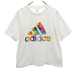 アディダス(adidas)のアディダス プリント 半袖 Tシャツ L ホワイト adidas メンズ(Tシャツ/カットソー(半袖/袖なし))