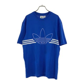 アディダス(adidas)のアディダス 未使用 トレフォイルロゴ 半袖 Tシャツ L ブルー adidas タグ付き メンズ(Tシャツ/カットソー(半袖/袖なし))