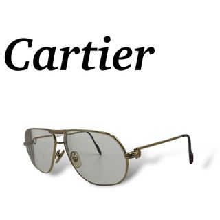 カルティエ(Cartier)のCartier カルティエ　メガネ　ノーズパット　ゴールド　男女兼用(サングラス/メガネ)