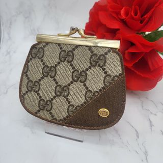 グッチ(Gucci)の【希少】 GUCCI オールド グッチ コインケース 小銭入れ 財布 がま口(財布)