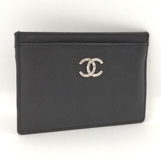 CHANEL - CHANEL カードケース キャビアスキン ブラック