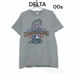 DELTA - DELTA　デルタ　00s　Majestic　MLB　シカゴ　カブス　Tシャツ