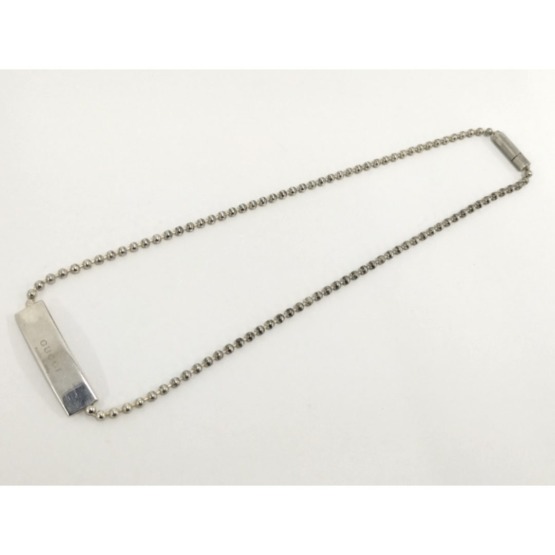 GUCCI - GUCCI ネックレス ボール チェーン チョーカー SV925 GUCCI - GUCCI ネックレス ボール チェーン チョーカー SV925