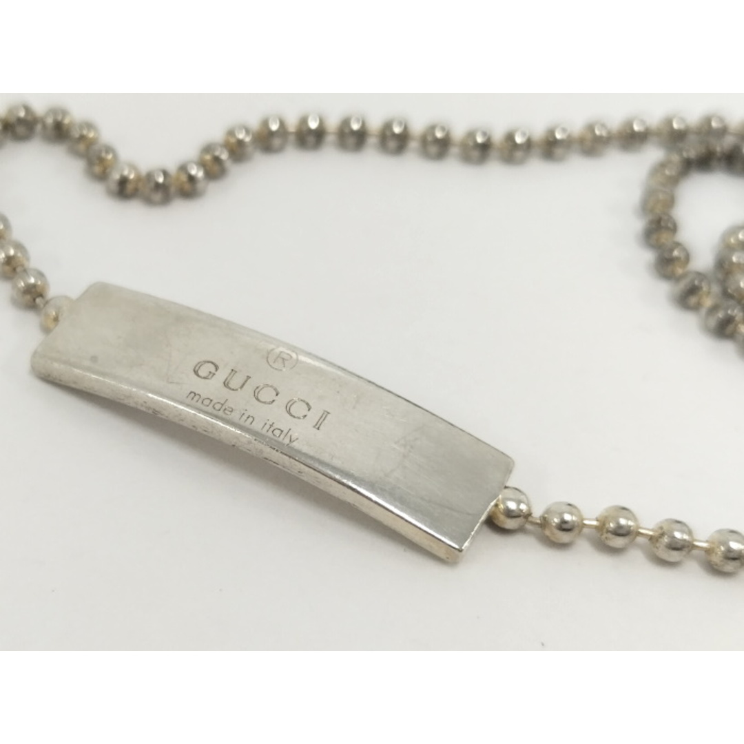 GUCCI - GUCCI ネックレス ボール チェーン チョーカー SV925 GUCCI - GUCCI ネックレス ボール チェーン チョーカー SV925