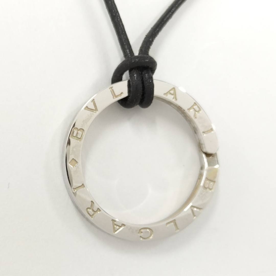 BVLGARI - BVLGARI ネックレス ビー ゼロワン SV925 レザー BVLGARI - BVLGARI ネックレス ビー ゼロワン SV925 レザー
