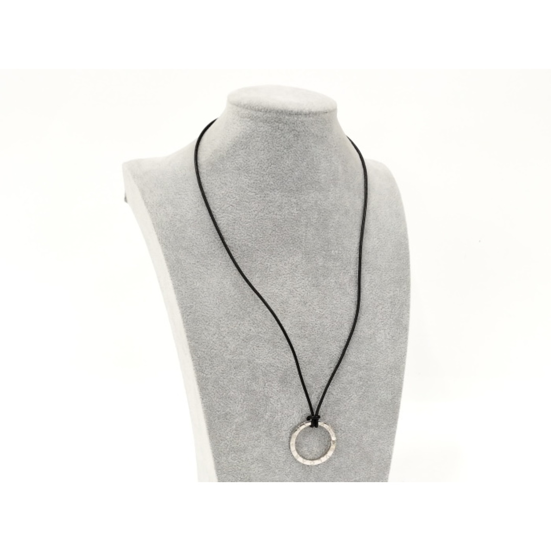 BVLGARI - BVLGARI ネックレス ビー ゼロワン SV925 レザー BVLGARI - BVLGARI ネックレス ビー ゼロワン SV925 レザー