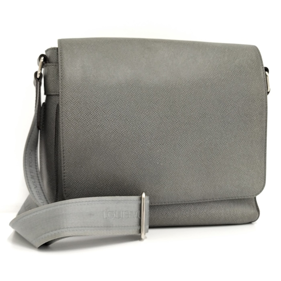 LOUIS VUITTON ロマンMM ショルダーバッグ タイガ グレー LOUIS VUITTON ロマンMM ショルダーバッグ タイガ グレー
