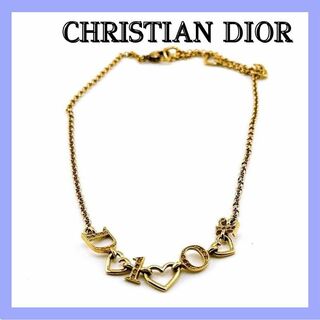 クリスチャンディオール(Christian Dior)のディオール ハート2連 ブレスレット ゴールドDロゴ レディース(ブレスレット/バングル)
