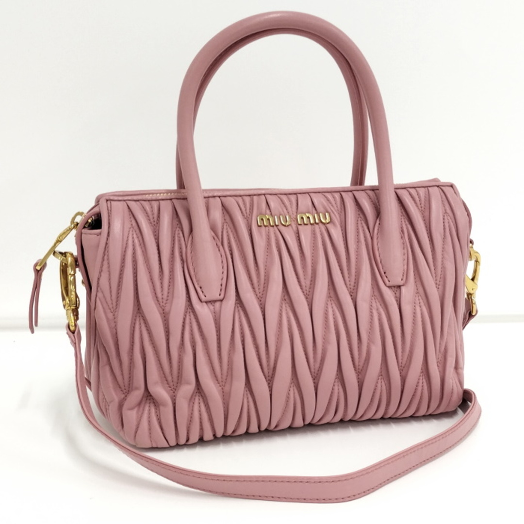 MIU MIU - MIU MIU 2WAY ハンドバッグ ショルダーバッグ MIU MIU - MIU MIU 2WAY ハンドバッグ ショルダーバッグ