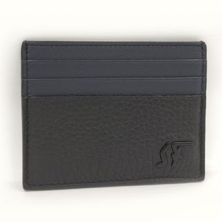 フェラガモ(Ferragamo)のSalvatore Ferragamo カードケース レザー ブラック ネイビー(財布)