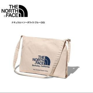 ザノースフェイス(THE NORTH FACE)の【THE NORTH FACE】ミュゼットバッグ　オーガニックコットン　ブルー(ショルダーバッグ)