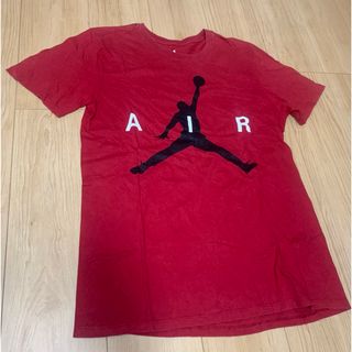 【Tシャツ】AIR JORDAN エアジョーダン　ジャンプマンプリント 赤 M (シャツ)