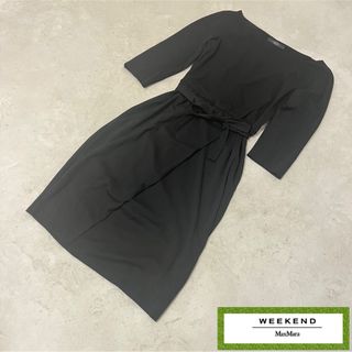 ウィークエンドマックスマーラ(Weekend Max Mara)のweekendmaxmara ウィークエンドマックスマーラAラインベルト　S(ひざ丈ワンピース)