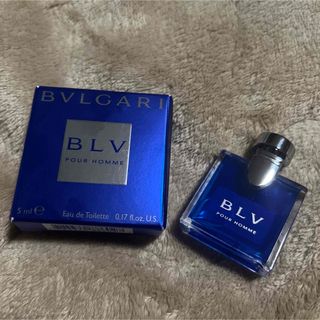 ブルガリ(BVLGARI)の新品未使用 ブルガリ ブルー プールオム オードトワレ 5ml イタリア製　香水(香水(男性用))