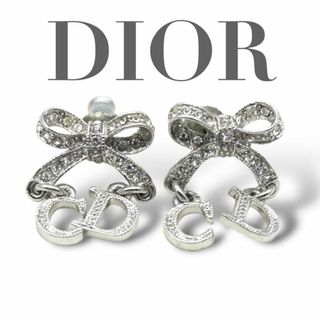 全ての クリスチャンディオール - Dior Christian Dior ライン リボン ピアス