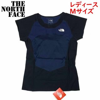 ザノースフェイス(THE NORTH FACE)の<新品>レディースMサイズ　ノースフェイス　半袖 Tシャツ　ブラック　ネイビー(Tシャツ(半袖/袖なし))