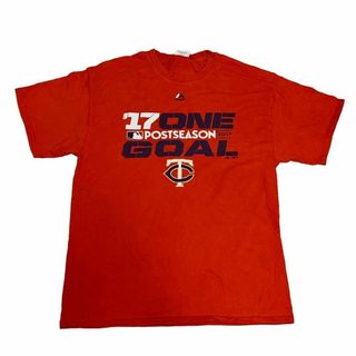 マジェスティック(Majestic)のマジェスティック 半袖Tシャツ MLBミネソタ・ツインズ ポストシーズンc96(Tシャツ/カットソー(半袖/袖なし))