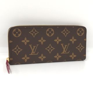 ルイヴィトン(LOUIS VUITTON)のLOUIS VUITTON ポルトフォイユ クレマンス ラウンドファスナー(財布)