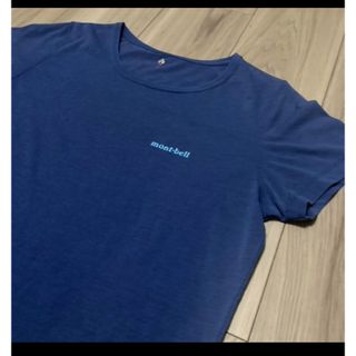 モンベル(mont bell)のmont-bellネイビーブルーストレッチT(Tシャツ(半袖/袖なし))