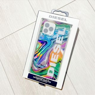 DIESEL - DIESEL ディーゼル★新品 ロゴ ホログラム iPhone12 ケース