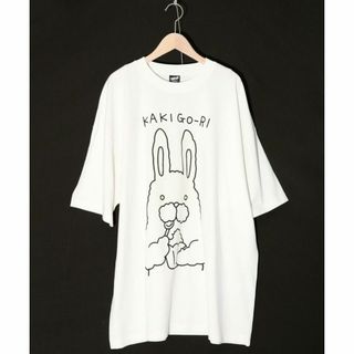 342122：かき氷でキ～ンときちゃったラビル UV蓄光Tシャツ