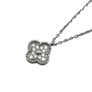 ヴァンクリーフアンドアーペル(Van Cleef & Arpels)の　ヴァンクリーフ＆アーペル Van Cleef & Arpels スウィートアルハンブラネックレス12Pダイヤ K18WG ジュエリー(ネックレス)