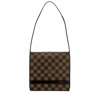 ルイヴィトン(LOUIS VUITTON)の【在庫処分】LOUIS VUITTON ルイヴィトン ハンドバッグ ダミエ トライベッカミニ ショルダーバッグ 肩掛け かばん 鞄 N51162    ブラウン 茶 ゴールド金具 レディース【中古品】(ハンドバッグ)