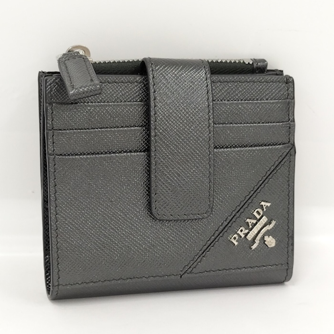 PRADA - PRADA 二つ折り 財布 カードケース サフィアーノ レザー PRADA - PRADA 二つ折り 財布 カードケース サフィアーノ レザー