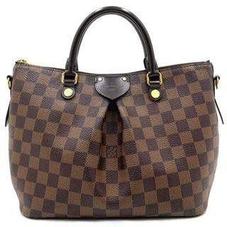 ルイヴィトン(LOUIS VUITTON)の【在庫処分】LOUIS VUITTON ルイヴィトン ハンドバッグ ダミエ シエナPM 鞄 かばん N41545    ブラウン 茶 ゴールド金具 レディース【中古品】(ショルダーバッグ)