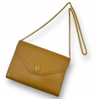 クリスチャンディオール(Christian Dior)の良品 Christian Dior 2way ショルダーバッグ 斜め掛け 茶(ショルダーバッグ)