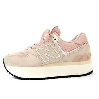 ニューバランス(New Balance)のNEW BALANCE WL574ZAC スニーカー US6.5 ピンク(スニーカー)