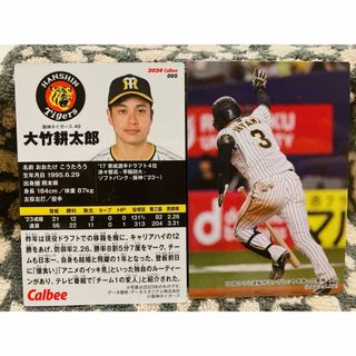 カルビー(カルビー)のプロ野球チップス2024【阪神２枚セット】(スポーツ選手)