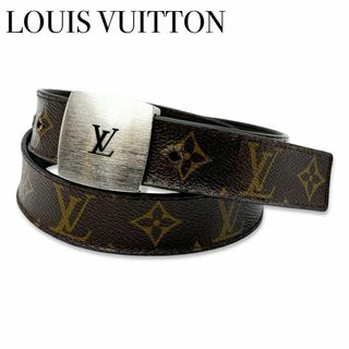 LOUIS VUITTON - ルイヴィトン M6888T モノグラム ベルト サイズ 80/32 ブラウン