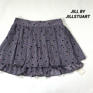 JILL by JILLSTUART - 【ジルバイジルスチュアート】星柄 フレアスカート ミニ パープル 紫 M