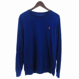 ポロラルフローレン(POLO RALPH LAUREN)のポロ ラルフローレン ロンT Tシャツ 長袖 ポニー 刺しゅう ブルー XL(Tシャツ/カットソー(七分/長袖))