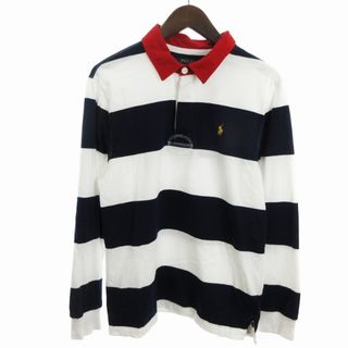 ポロラルフローレン(POLO RALPH LAUREN)のポロ ラルフローレン ラガーシャツ ロンT 長袖 ボーダー 紺 白 XL(Tシャツ/カットソー(七分/長袖))