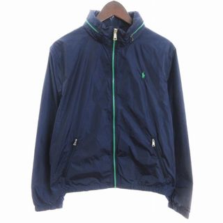 ポロラルフローレン(POLO RALPH LAUREN)のポロ ラルフローレン 2WAY ブルゾン ジャケット フード内蔵 紺 XL(ブルゾン)