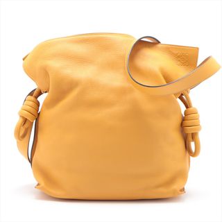 ロエベ(LOEWE)のロエベ フラメンコクラッチ レザー  ベージュ ユニセックス ショルダーバ(ショルダーバッグ)