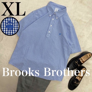 Brooks Brothers 大きいサイズ　XL シアサッカー　涼感　正規品