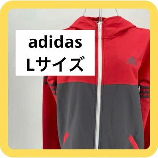 アディダス(adidas)のadidas Lサイズ　アディダス　ジャージ　レッド　グレー(その他)