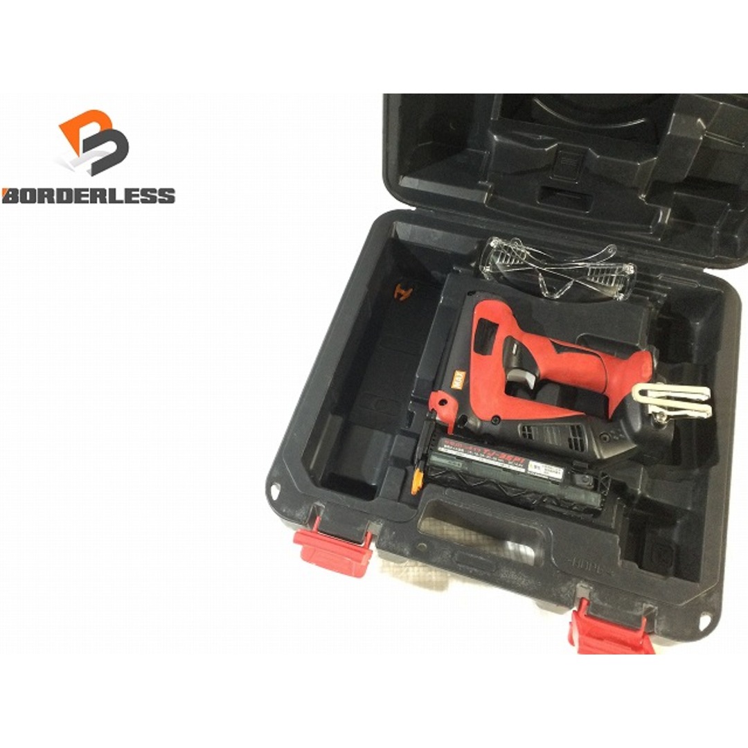 ☆中古品☆MAX マックス 14.4V 35mm 充電式ピンネイラ TJ-35P1 ☆中古品☆MAX マックス 14.4V 35mm 充電式ピンネイラ TJ-35P1