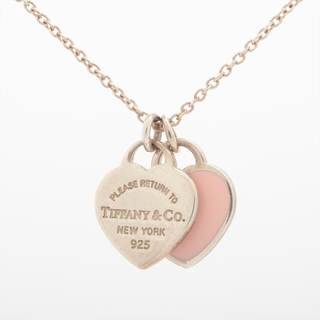 ティファニー(Tiffany & Co.)のティファニー リターントゥティファニー ダブルハートタグ 925  シルバ(ネックレス)